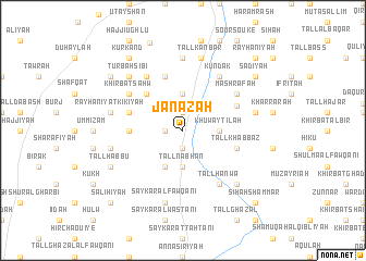 map of Janāzah