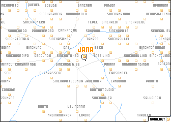 map of Janã