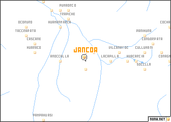 map of Jancoa