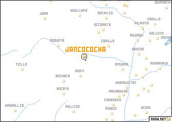 map of Jancococha