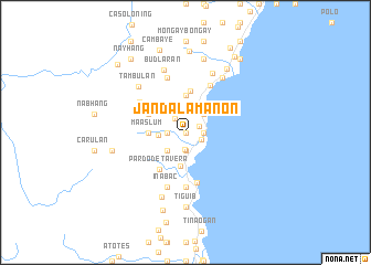 map of Jandalamanon