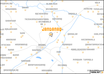 map of Jandānaq