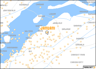 map of Jandāni