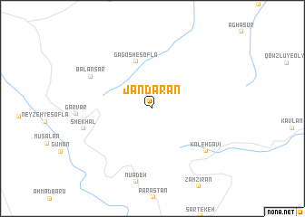 map of Jāndārān