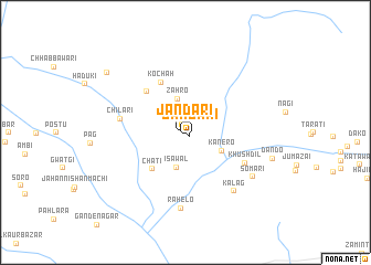 map of Jāndāri