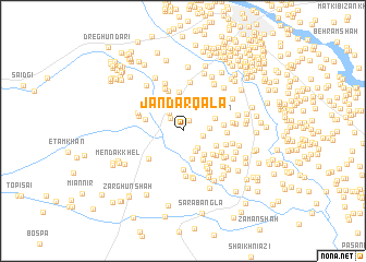 map of Jandar Qala