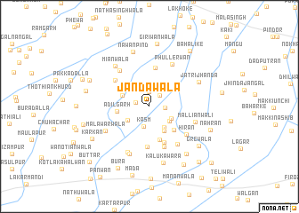 map of Jandawāla