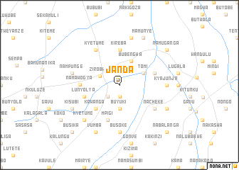 map of Janda