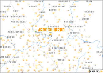 map of Jand Gujarān