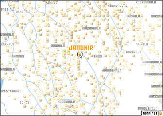 map of Jandhīr