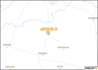 map of Jandiāla