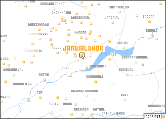 map of Jandiāl Dhok