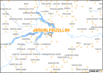 map of Jandiāl Faizullāh