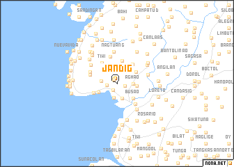 map of Jandig