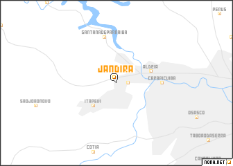 map of Jandira