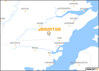 map of Jandiritiua