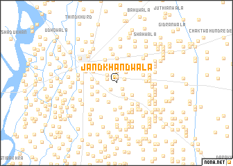 map of Jand Khandwāla