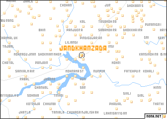 map of Jand Khānzāda