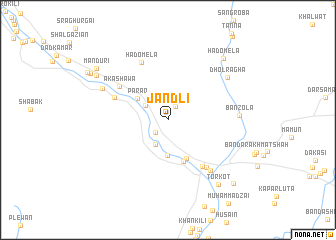 map of Jandli