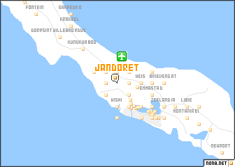 map of Jan Doret