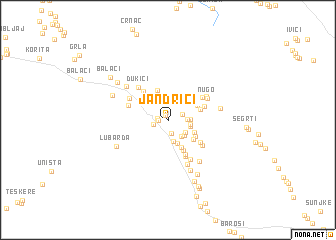 map of Jandrići