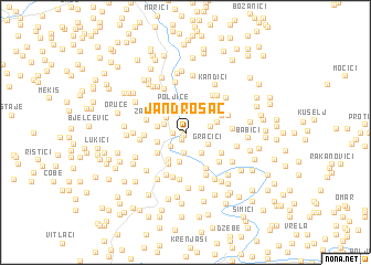 map of Jandrošac