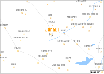 map of Janduí