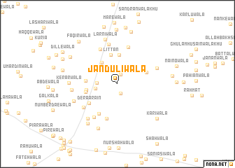 map of Janduliwāla