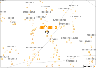 map of Jandwāla