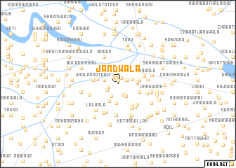 map of Jandwāla