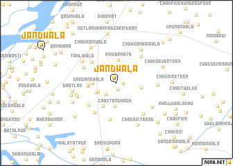 map of Jandwāla