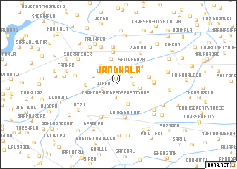 map of Jandwāla