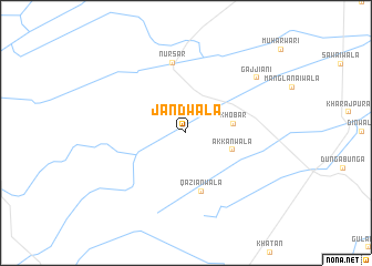 map of Jandwāla