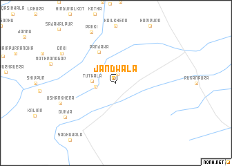 map of Jandwāla