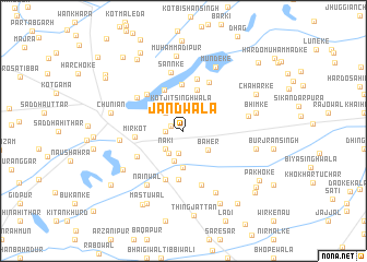 map of Jandwāla