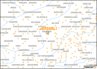 map of Jandwāli