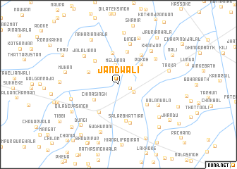 map of Jandwāli