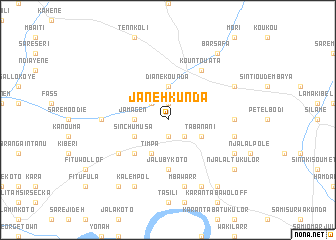 map of Janeh Kunda