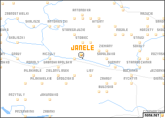 map of Janele