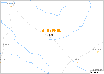 map of Jānephal