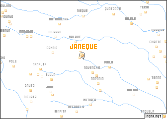 map of Janeque