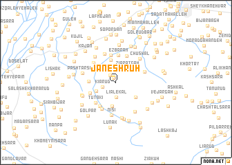 map of Jāneshrūh