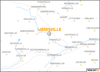 map of Janesville