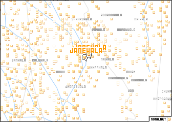 map of Jānewāla