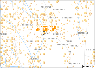 map of Jānewāla