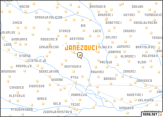 map of Janežovci