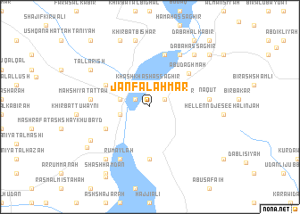 map of Janf al Aḩmar