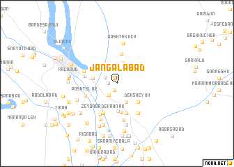 map of Jangalābād