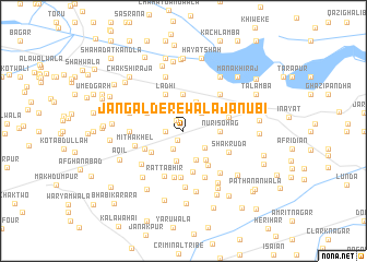 map of Jangal Derewāla Janūbi