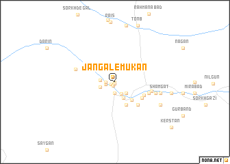 map of Jangal-e Mūkān